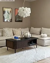 Hoogpolig vloerkleed - Vienne (offwhite)