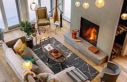 Wilton - Vieste (antraciet/goud)