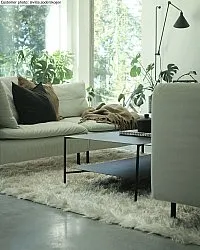 Hoogpolig vloerkleed - Janjira (offwhite)