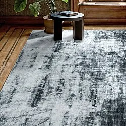 Viscose-vloerkleed - Jodhpur Special Luxury Edition (blauw/grijs)