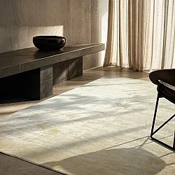 Viscose-vloerkleed - Jodhpur Special Luxury Edition (licht beige)