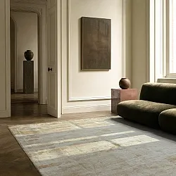 Viscose-vloerkleed - Jodhpur Special Luxury Edition (licht beige)