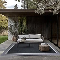 Vloerkleden voor binnen en buiten - Alta (zwart)