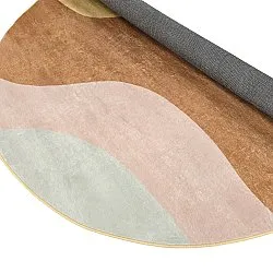 Rond vloerkleed - Barcelona (champagne)