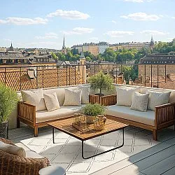 Vloerkleden voor binnen en buiten - Brussels Diamond (wit)