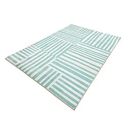 Wilton - Joma (turkoois/wit)