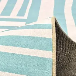 Wilton - Joma (turkoois/wit)