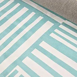 Wilton - Joma (turkoois/wit)