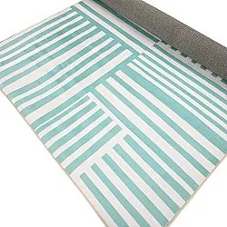 Wilton - Joma (turkoois/wit)