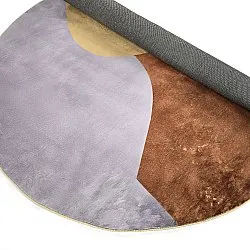 Rond vloerkleed - Lazio (champagne)