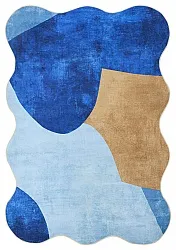 Golvend Wilton-tapijt - Lazio (blauw)