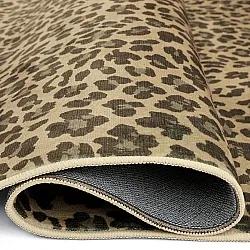Halfovaal Wilton-vloerkleedLeopard (bruin)