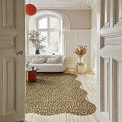 Golvend Wilton-tapijt - Leopard (bruin)