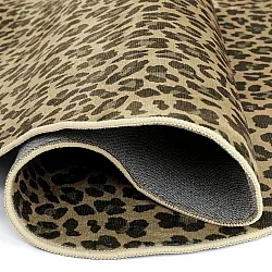Golvend Wilton-tapijt - Leopard (bruin)