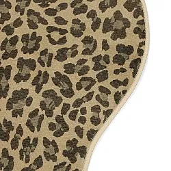 Golvend Wilton-tapijt - Leopard (bruin)