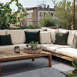 Vloerkleden voor binnen en buiten - Monsaraz (zwart)