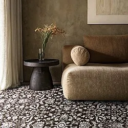 Vloerkleden voor binnen en buiten - Brussels Ocean (zwart)