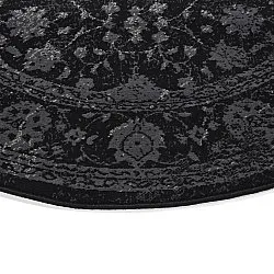 Rond vloerkleed - Peking Majestic (zwart)