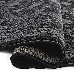 Rond vloerkleed - Peking Majestic (zwart)