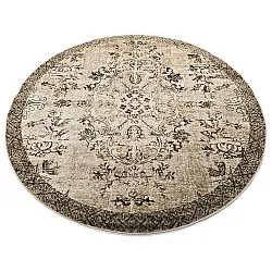 Rond vloerkleed - Rosalie (bruin)