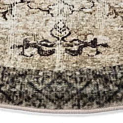 Rond vloerkleed - Rosalie (bruin)