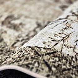 Rond vloerkleed - Rosalie (bruin)