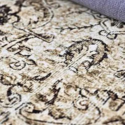 Rond vloerkleed - Rosalie (bruin)