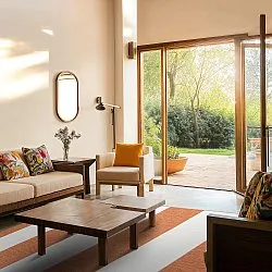 Vloerkleden voor binnen en buiten - Santana (oranje)