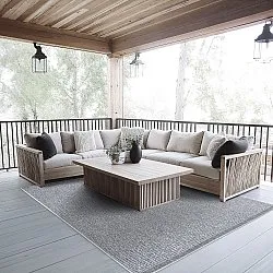 Vloerkleden voor binnen en buiten - Tromsø (zilver)