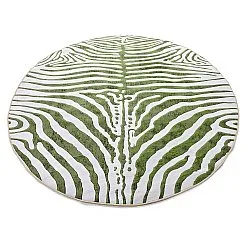 Rond vloerkleed - Zebra (groente)