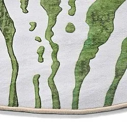 Rond vloerkleed - Zebra (groente)