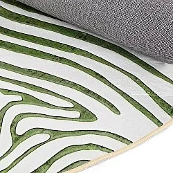 Rond vloerkleed - Zebra (groente)