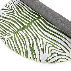 Rond vloerkleed - Zebra (groente)