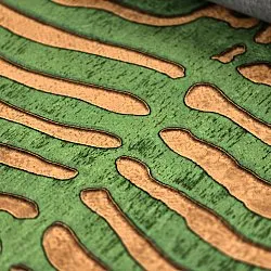 Wilton - Zebra (groen/oranje)