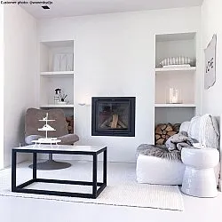 Wollen-vloerkleed - Coastal (wit)