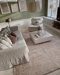 Hoogpolig vloerkleed - Cosy (beige)