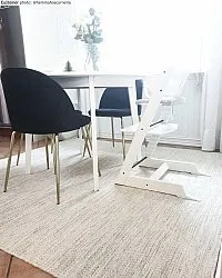 Wollen-vloerkleed - Dhurry (natuur)