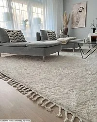 Hoogpolig vloerkleed - Cudillero (beige)