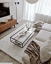 Hoogpolig vloerkleed - Cloud Super Soft (wit)