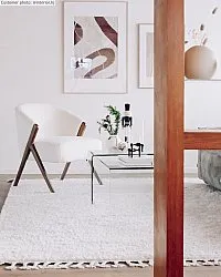 Hoogpolig vloerkleed - Orellana (beige)