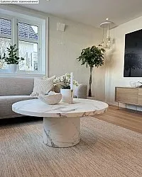 Wollen-vloerkleed - Dhurry (natuur)