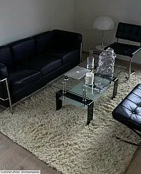 Wollen-vloerkleed - Aliste Wool Shaggy (alabaster gleam)