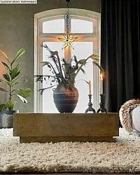 Wollen-vloerkleed - Aliste Wool Shaggy (alabaster gleam)