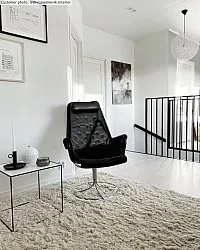 Wollen-vloerkleed - Aliste Wool Shaggy (alabaster gleam)