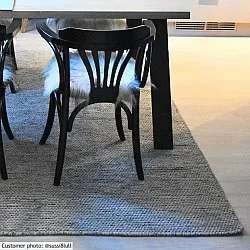 Wollen-vloerkleed - Otago (grijs/zwart)