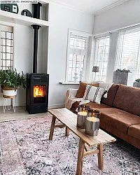 Wilton - Douz (zwart/multi)