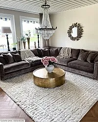 Hoogpolig vloerkleed - Parlos (offwhite)