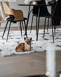 Hoogpolig vloerkleed - Fondi (grijs)