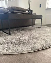 Ronde vloerkleden - Cosy (zilver)