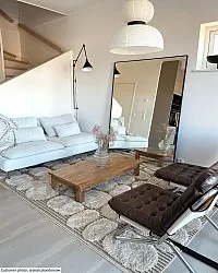 Hoogpolig vloerkleed - Fondi (beige)